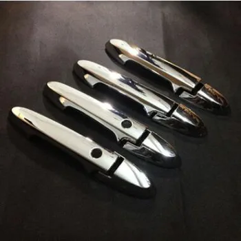 

Free Shipping Brand New For Honda Fit 2014 8PCS High Quality ABS Chrome Car Door Handle Cover Trim Car Styling Accessories