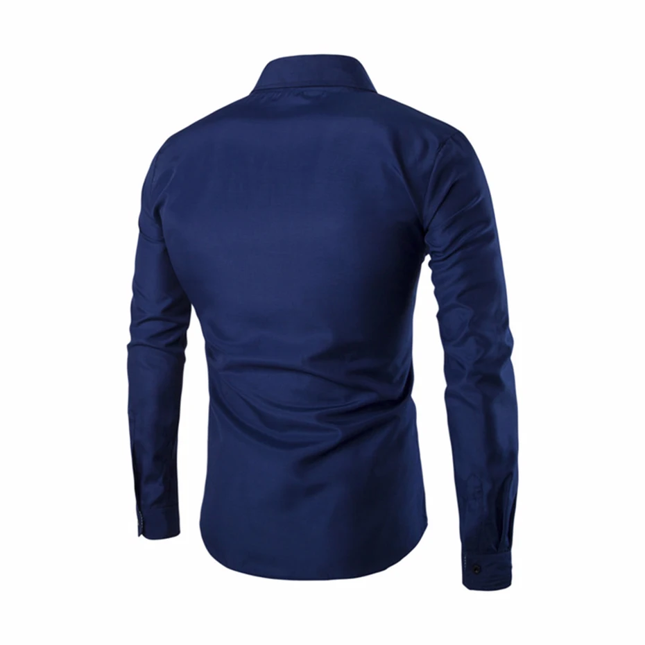 Zogaa Новое поступление мужская рубашка с длинным рукавом Slim Fit британский стиль хлопковые клетчатые рубашки Turn-Down воротник мужские рубашки