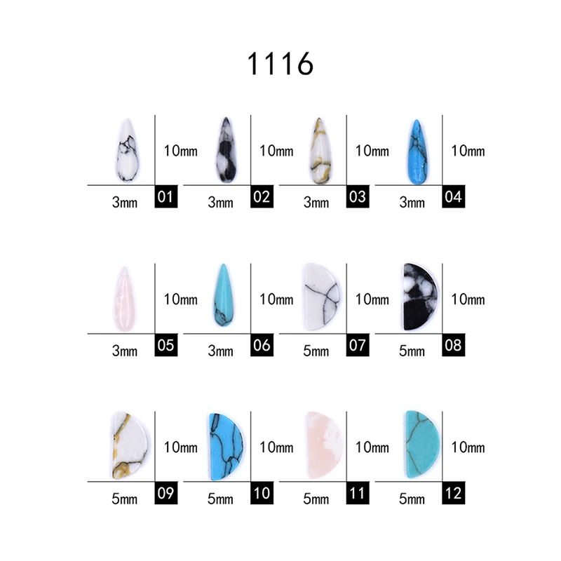 Multi-size Nail Art Decoration