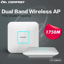 1750 Мбит 802.11 AC Dual Band 2.4 + 5.8 Ггц Comfast Gigabit Беспроводной Маршрутизатор WI-FI Ретранслятор крытый точка доступа ap Booster Extender