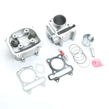 Scooter 152QMI 125cc 52 4mm GY6 Engine Rebuild Kit Cylinder Kit Cylinder Head Chinese Scooter