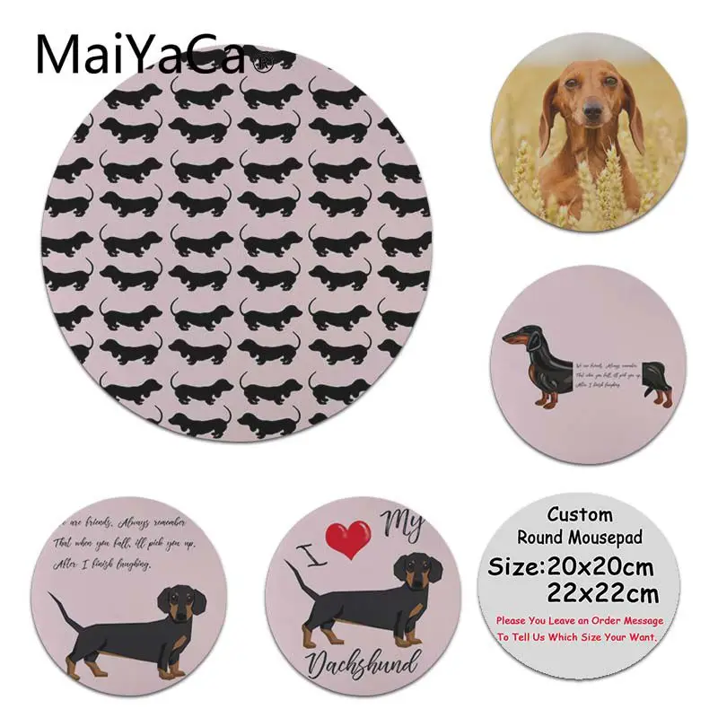 

MaiYaCa Custom Skin Dachshund Silicone Pad to Mouse Game Customized MousePads Computer Laptop Anime Mouse Mat