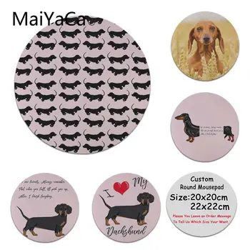 

MaiYaCa Custom Skin Dachshund Silicone Pad to Mouse Game Customized MousePads Computer Laptop Anime Mouse Mat