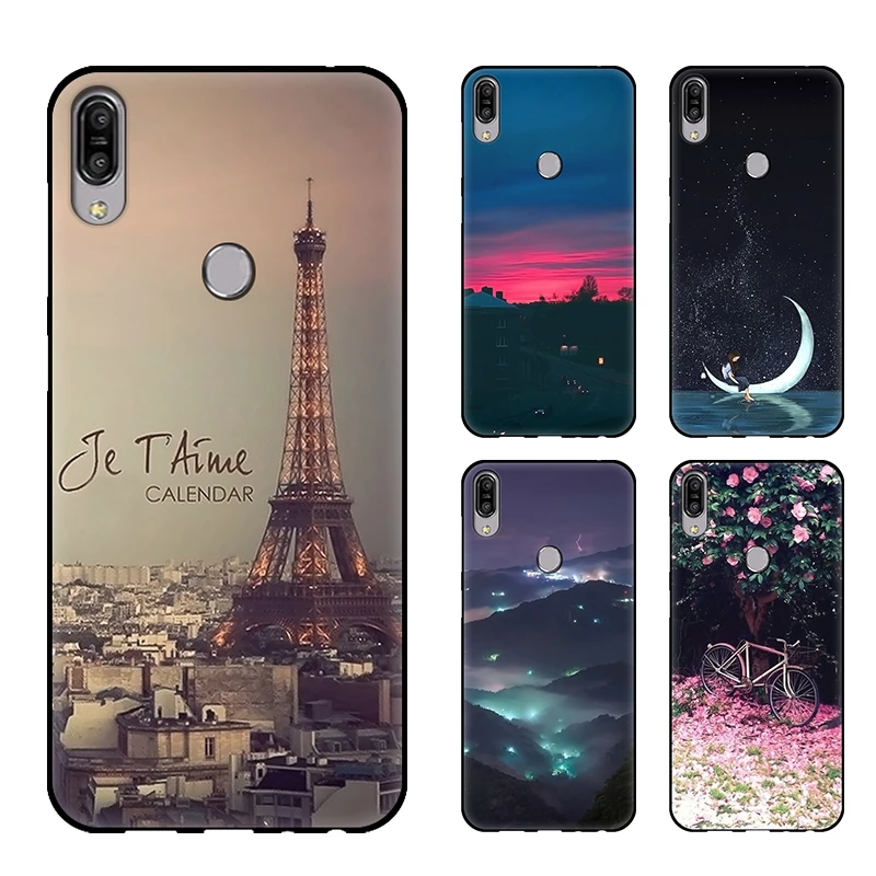 

Case For Asus ZenFone Max Pro M1 ZB601KL,Mobile Phone Shell, TPU Material Painted Beautiful Color Painting Case.47 Colors!