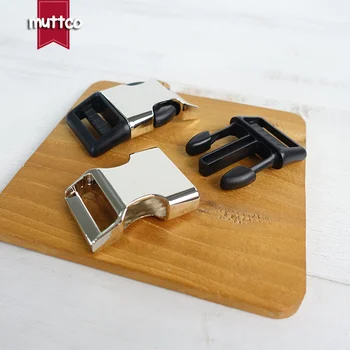 

50pcs/lot Plated metal buckle quick side release buckle for garment bag 25mm webbing DIY pet collar supplies DCK-025YH