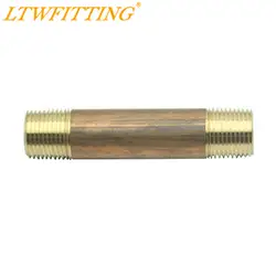 LTWFITTING Латунная Труба 10 "Длинный ниппель фитинг 2" Мужской NPT воздуха воды