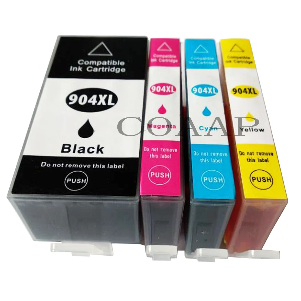 

4x Ink Compatible Inkjet Cartridge for HP904 XL Replacement Ink Cartridge for HP6960 HP6970 All-in-one Printer