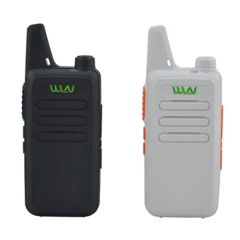 

2pcs x WLN KD-C1 Black / White 16 Channel Ultra-thin mini Walkie Talkie UHF 400-470 MHz Ham Radio