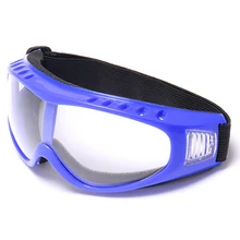 Airsoft Goggles Tactical Paintball Clear Glasses Wind Dust Protection Motorcycle, Blue