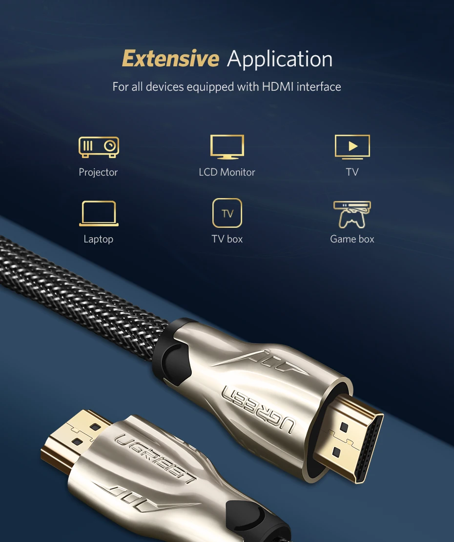 Кабель HDMI 5 м 4K 3D 2 0 P для Apple TV Nintendo Switch LCD PS3 PS4 проектор ПК|hdmi cable 5m|hdmi cablecable hdmi |