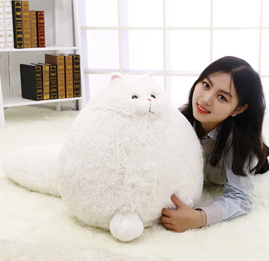 Big Size 30 50cm Long Tail Cute Simulation Persian Cat Plush Toy Grilfriend Birthday Present Kids 3