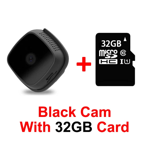 Sovawin мини-камера C9 DV Micro 1080P HD уличная инфракрасная камера ночного видения маленькая Автомобильная спортивная видеокамера с функцией обнаружения движения, портативная камера - Цвет: Black With 32GB