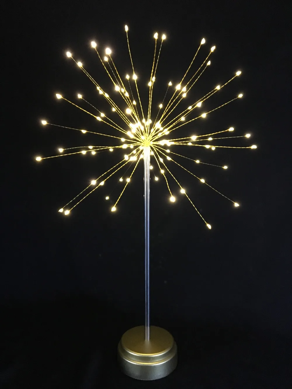 DIY 120 LED starburst Настольный светильник на батарейках праздничный свет с батареей 3AA