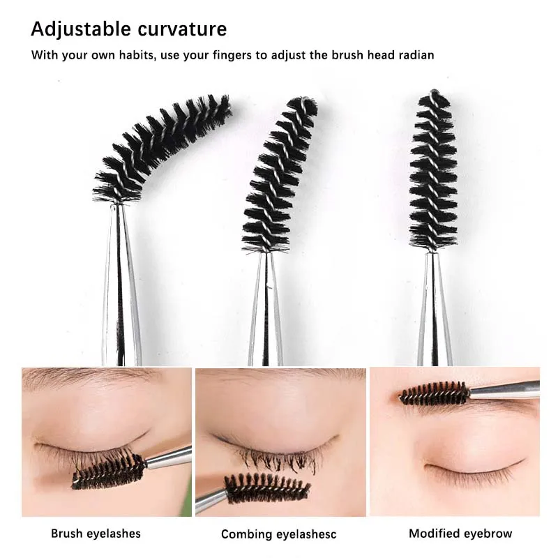 Buy 1pc Eyelash Brush Comb Mascara Wands Eye Lashes