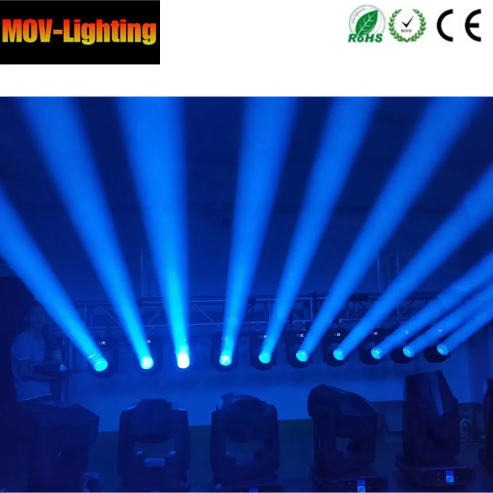 4 шт./лот RGBW 4IN1 светодиодный 200 W dmx512 управления движущихся головного света профессиональный dj оборудование