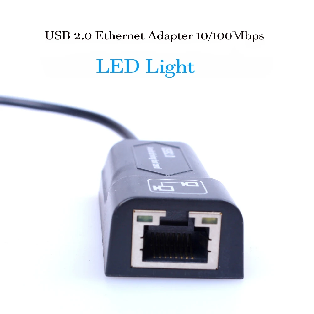 Внешняя сетевая карта адаптер USB к RJ45 10/100 Мбит/с Ethernet LAN конвертер для ПК Andriod Win7 Win8 планшетный ПК ноутбук