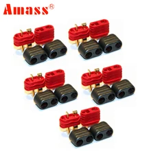 5pair lot Amass new slip sheathed T plug connector 40A high current multi axis fixed wing