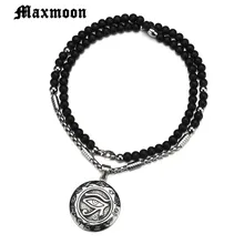 Maxmoon Egypt Eye Of Horus бусины для украшения амулета ожерелье Духовная защита Состояние Мужские t ювелирные изделия для женщин и мужчин