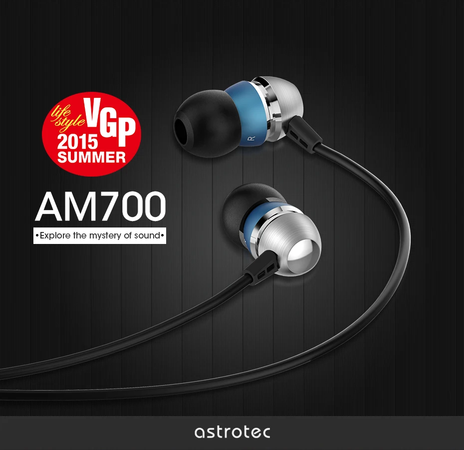 Astrotec AM700 динамические стереонаушники Hi Fi наушники вкладыши 3 5 мм гарнитура для
