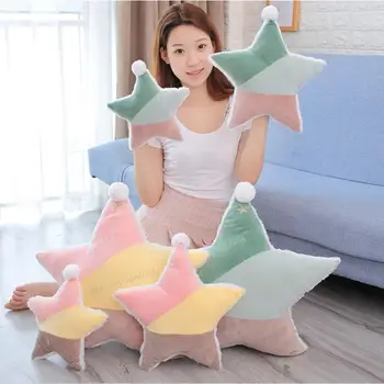 

ins panelled star 25-45cm stuffed toys cushion plush birthday christmas gift toy #1729