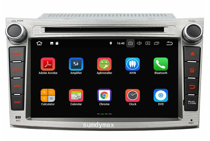 7 &quotAndroid 8 1 автомобильный DVD для Subaru Legacy Outback 2 Din 4 Core руль управление gps навигации 1080