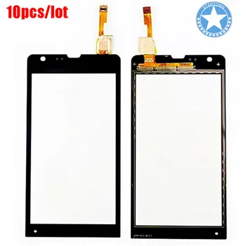 

10PCS/LOT Black Touch Screen Digitizer Outer Glass Panel Replacement for Sony Xperia SP M35t M35h C5302 C5303 C5306
