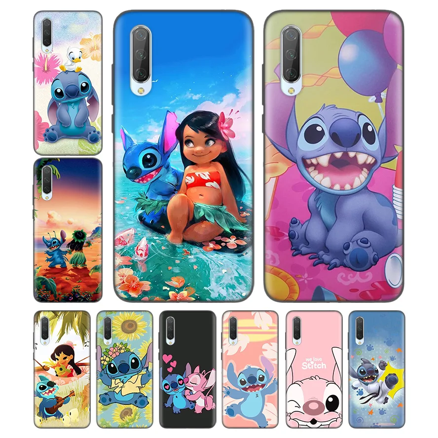 

Silicone Case For Xiaomi Redmi Note 7 7A 7S 6 6A 5 K20 Mi A1 A2 8 9T CC9 CC9E Lite Pro F1 Cover Couqe Fundas Cartoon Lilo Stitch