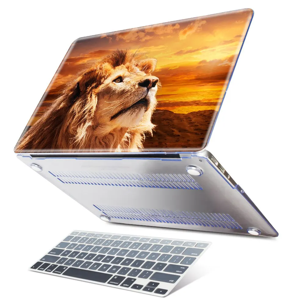 M518 Животное Лошадь Пингвин полярный медведь чехол для Macbook Pro 13 15 retina Touch Bar чехол с принтом для Macbook Air 11 12 13 - Цвет: M518