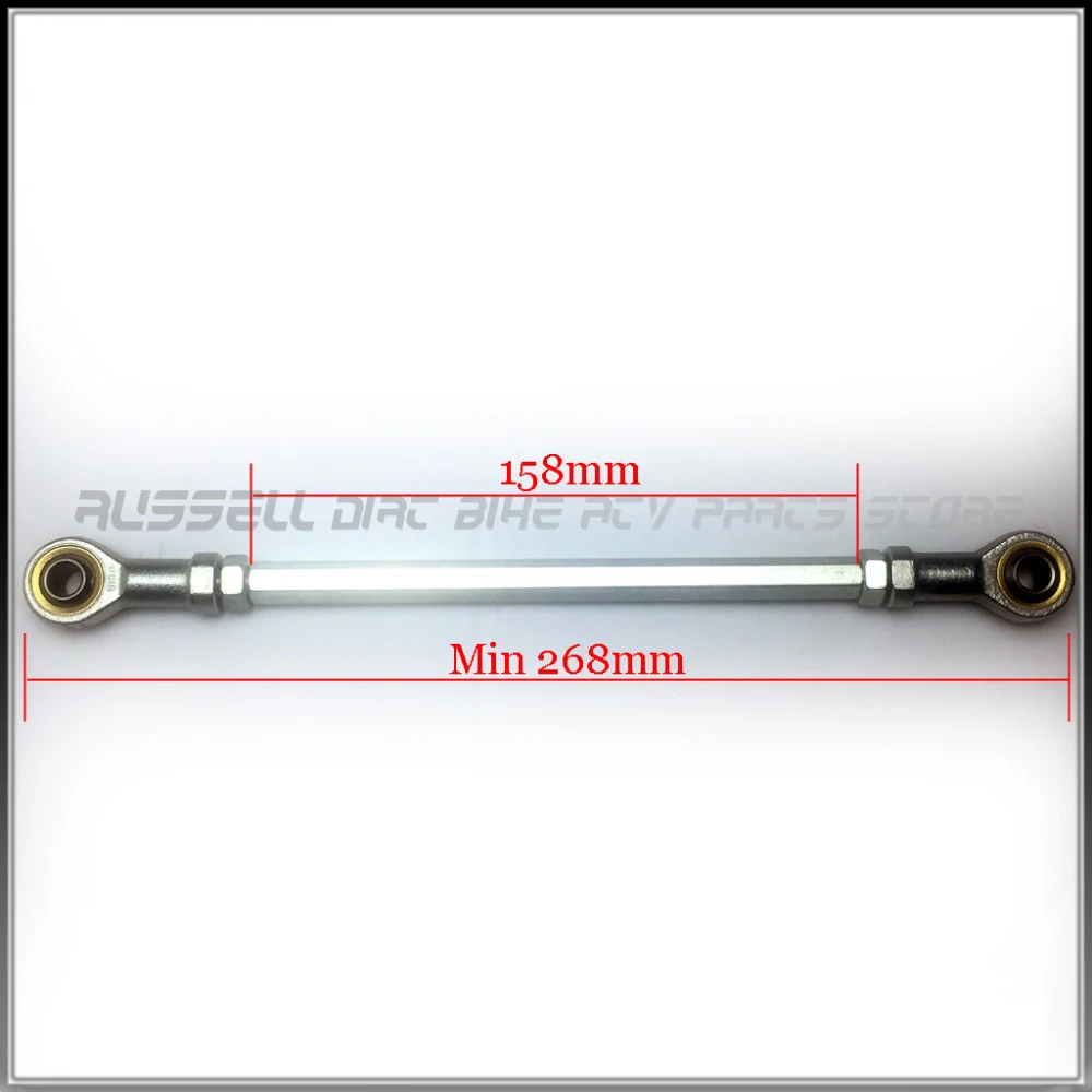 Universal-11-x-5-16-Steering-Go-kart-Tie-Rod-Ball-Joint-270mm-300mm-8mm-For