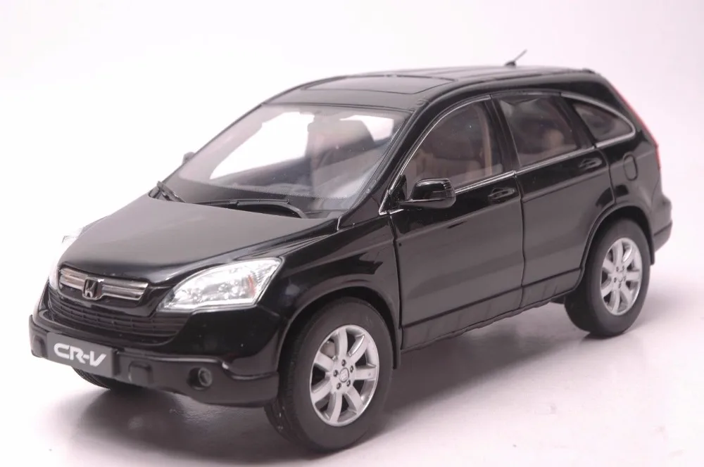 1:18 литая под давлением модель для Honda CR-V 2008 черный Внедорожник сплав игрушечный автомобиль миниатюрная коллекция подарки CRV CR V