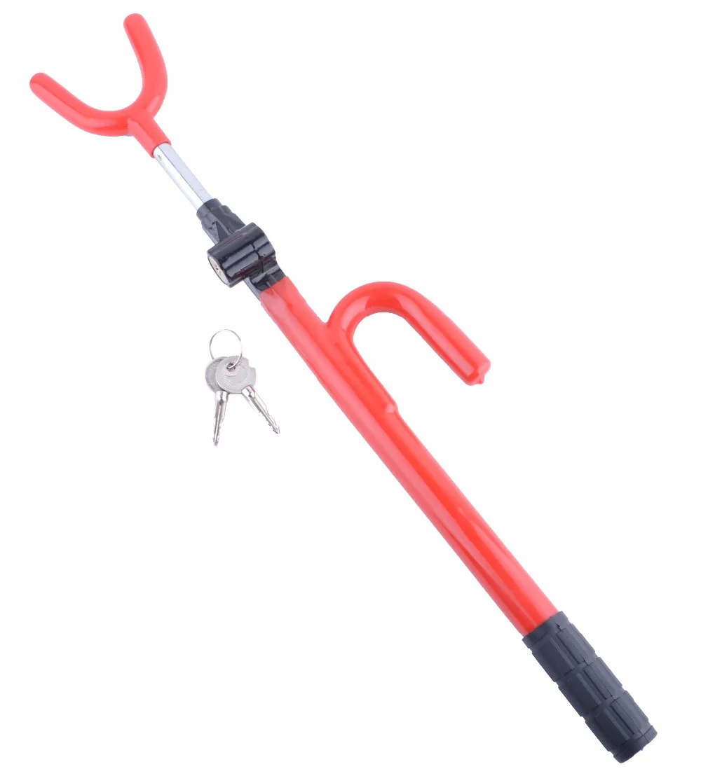 Heavy Duty Anti theft Car Steering Wheel Lock Made of sturdy tempered