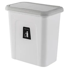 Кухонная мусорная корзина с крышкой, подвесная корзина для фруктов и овощей, Кухонное ведро для хранения мусора, простая коробка для хранения