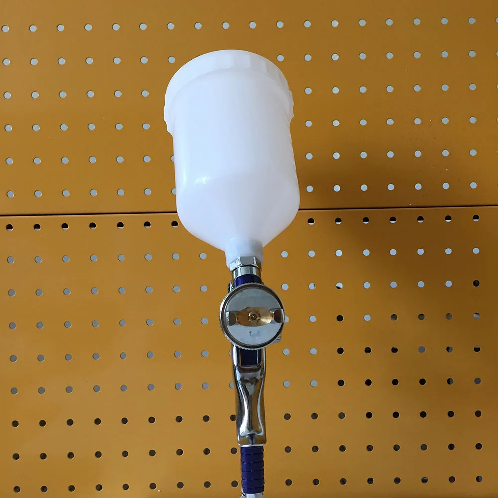 

SAT1191 free shipping high pressure spray chemical gun pneumatic hvlp silver mirror chrome spray paint gun car