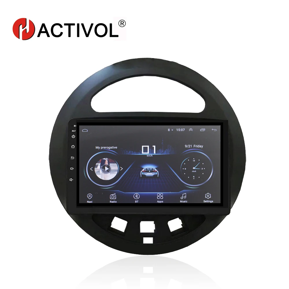 Clearance Hacitvol 9" 2 din android 8.1 car radio stereo auto products for Geely Panda Car DVD Player GPS navigation with car Accessories 0