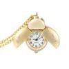 Retro Gold Cute Beetle Quartz Pocket Watch Mechanical Pendant Necklace Chain Clock Gifts FS99 ► Photo 2/6