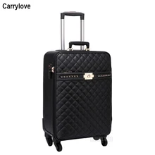 CARRYLOVE 1" 20" дюймов люксовый бренд носить на чемодан тележка чемодан на 4 колесиках ручной чемодан для женщин