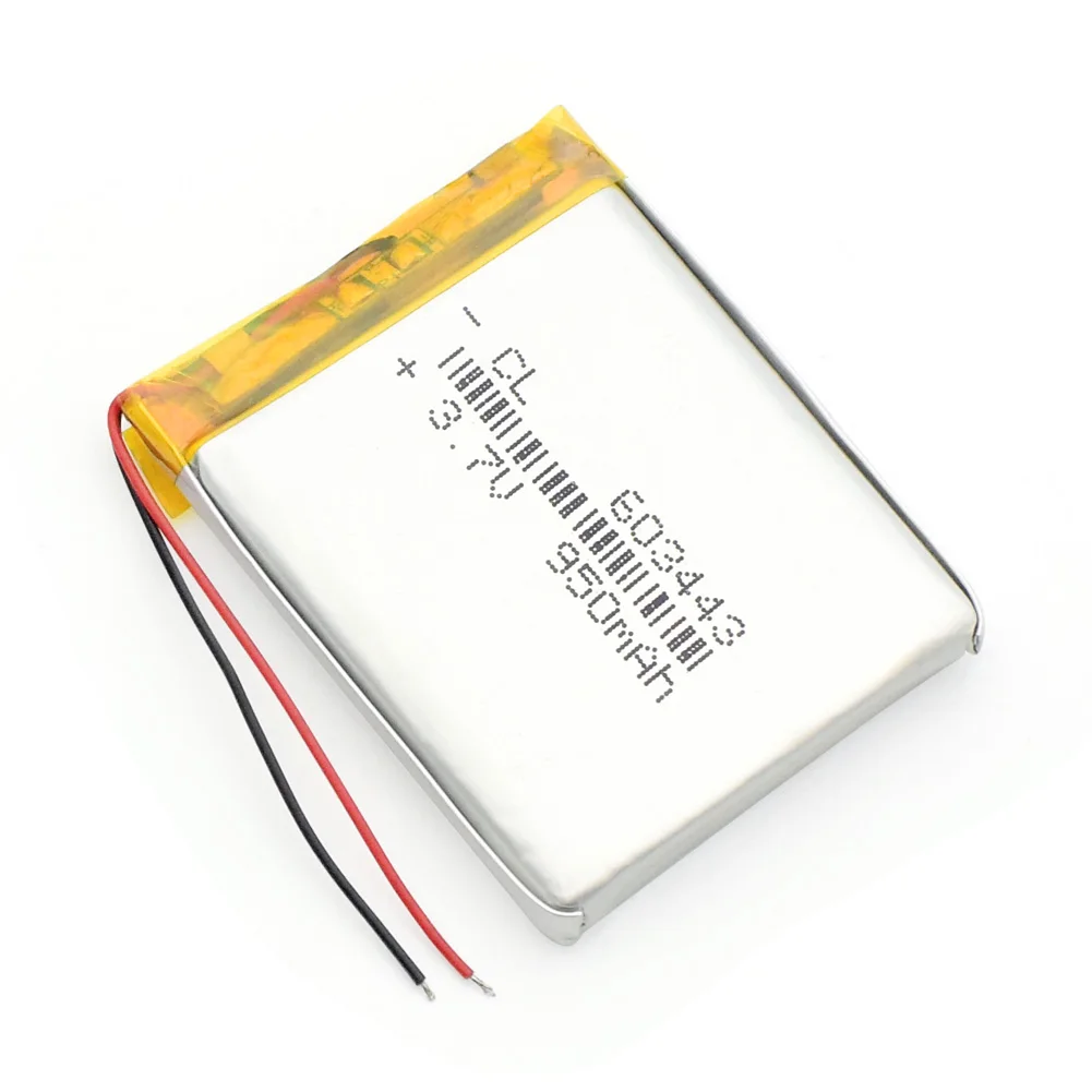 

603443 3.7V 950MAH Original Li-Po Rechargeable Battery For MP3 MP4 MP5 GPS E-book navigation built- in lithium polymer battery