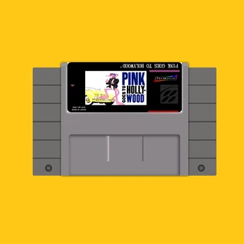 

PINK 16 bit Big Gray Game Card For USA NTSC Game Player