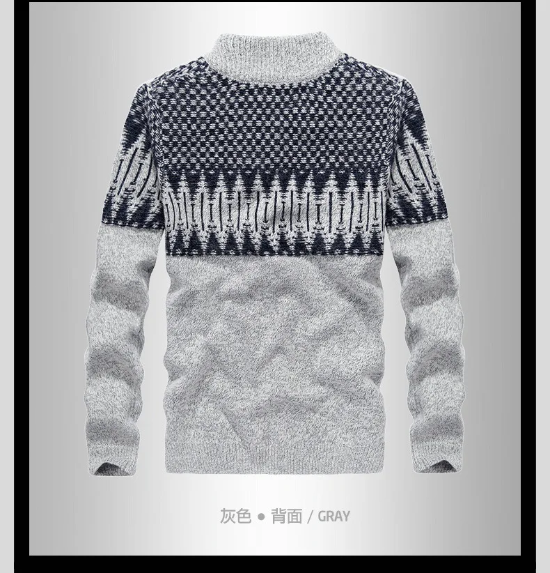 2017 Brand Mens Sweaters Men Wool Sweatercoat  Warm Winter Zipper Cardigan Cashmere Knitted Casual Knitwear Clothing M-3XL (1)