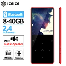 ICEICE новейший MP3-плеер с Bluetooth динамиком сенсорными клавишами и встроенным 8 Гб 16 г HiFi портативный Walkman с радио/FM/запись