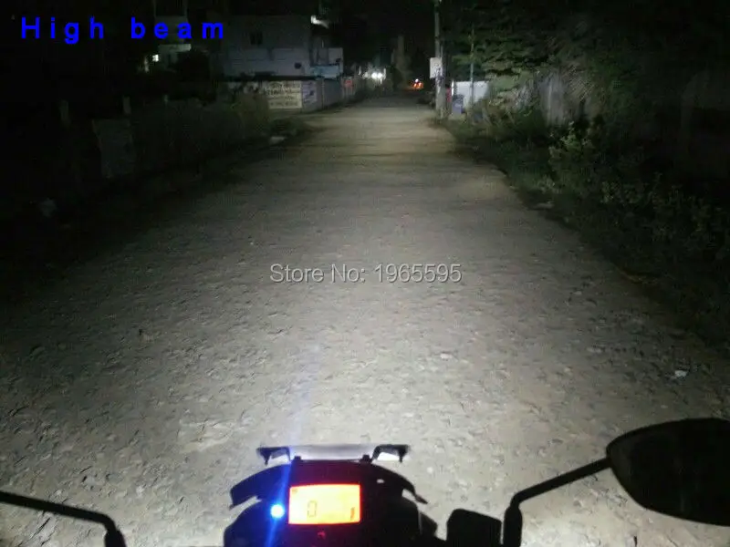 LED motorcycle Headlight hi lo 001