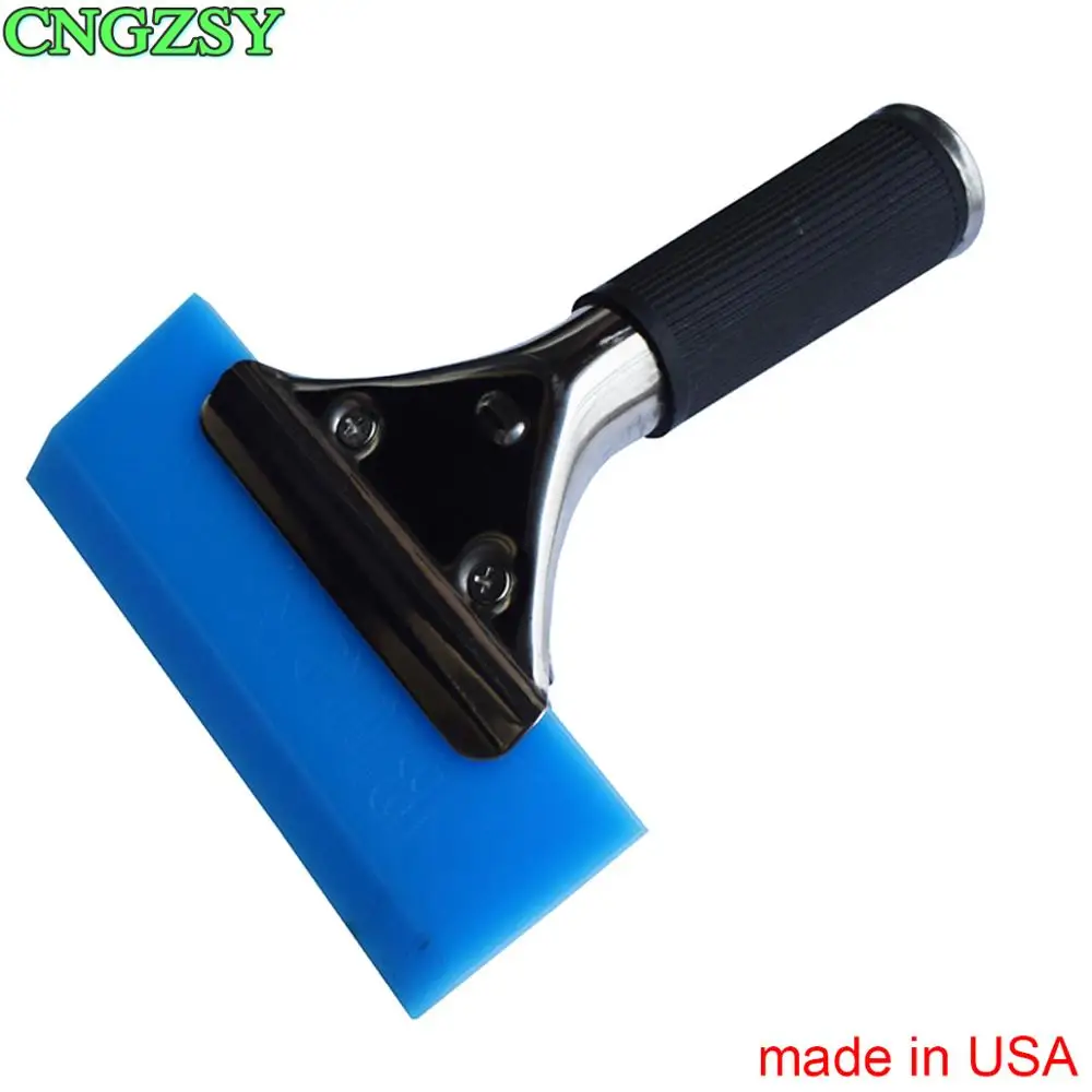 

Anti-slip Handle Rubber USA Blade Water Wiper With Lock Window Glass Scraper Water Rain Cleaner Sweep For Cars Tinting Tool B13B