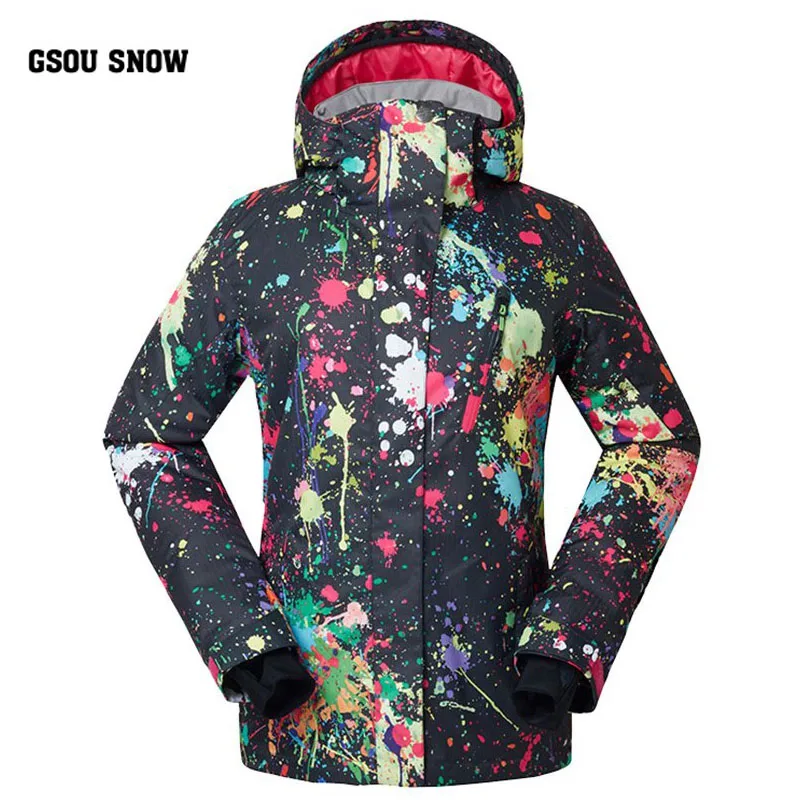 Gsou Snow Snowboard Skirt Women Winter Sports Mountaineering Warm High