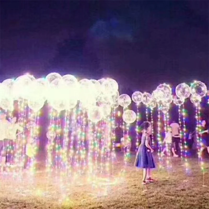 Горячая 18 дюймов светодиодный светильник-гирлянда s Flasher светильник ing воздушный шар для детей волнистый шар светильник игрушки для рождества, свадьбы, вечеринки