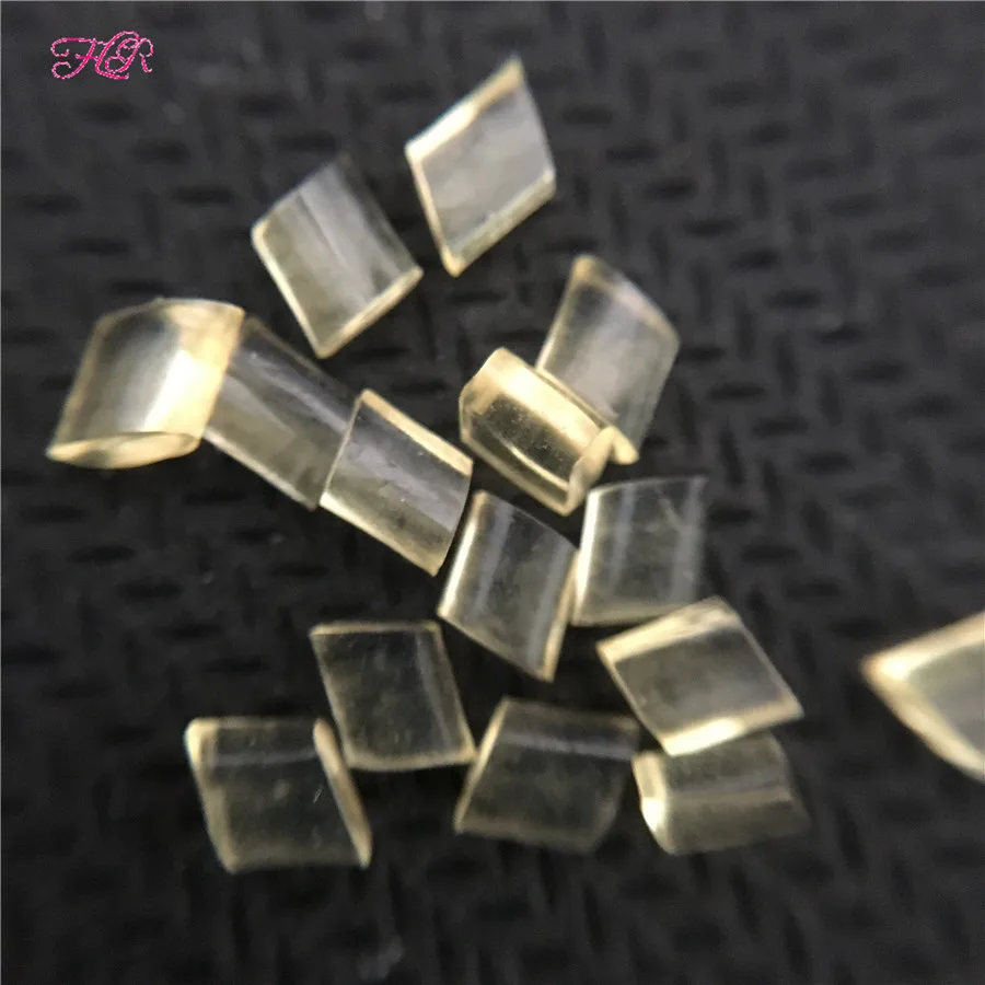 200G per Lot Fusion Keratin Re Bond Granules Beads-# Yellow Clear Pre Tipped Hair Extension Keratin Grain