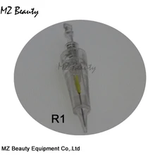 Перманентный макияж, иглы, 1rl иглы татуировки R1 иглы картридж Поворотный замок для машинки для перманентного макияжа