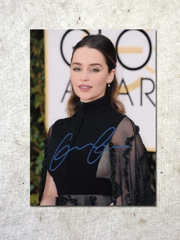 

signed Emilia Clarke Game of Thrones autographed original photo 7 inches free shipping 092017B