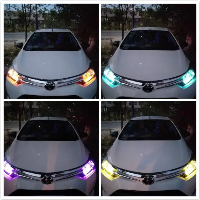 Для Renault Megane 2 3 Duster Logan Clio 4 Laguna Sandero Fluence Kangoo 2x автомобильные наклейки T10 RGB Led