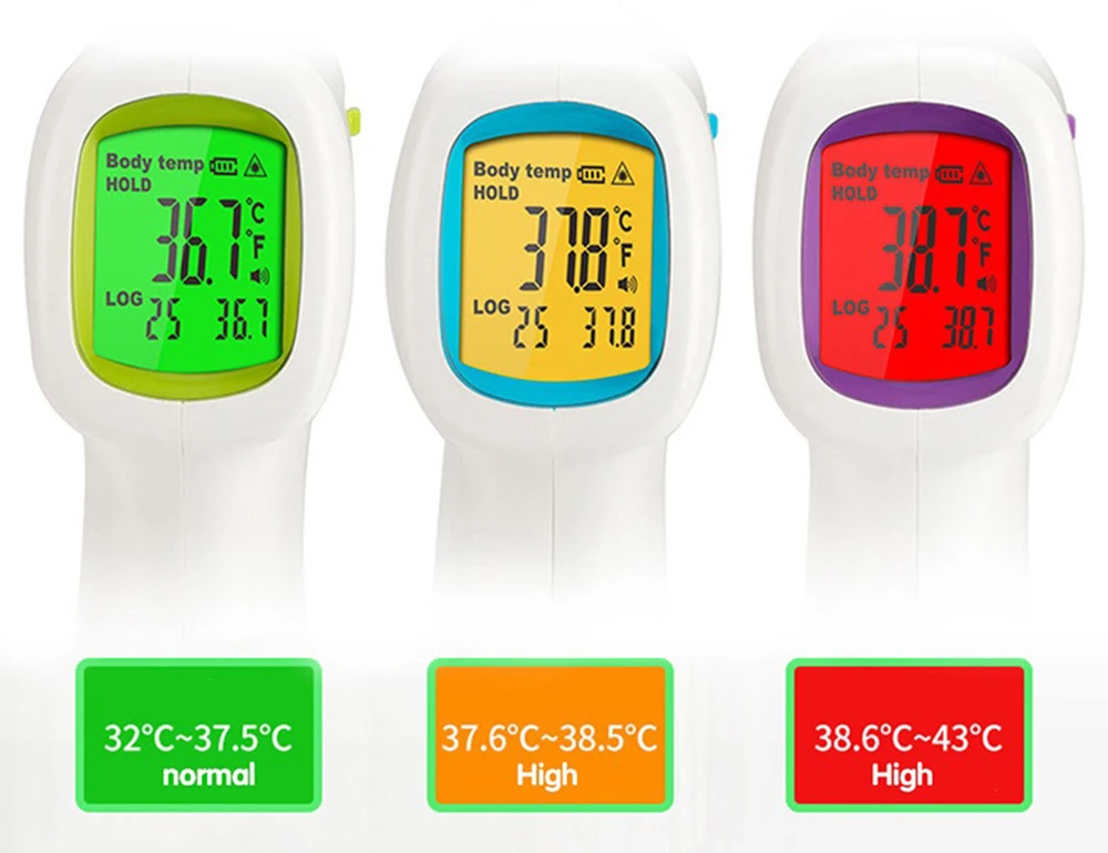 Детский HD цифровой термометр Muti-fuction инфракрасный термометр для тела лба пистолет бесконтактный прибор для измерения температуры
