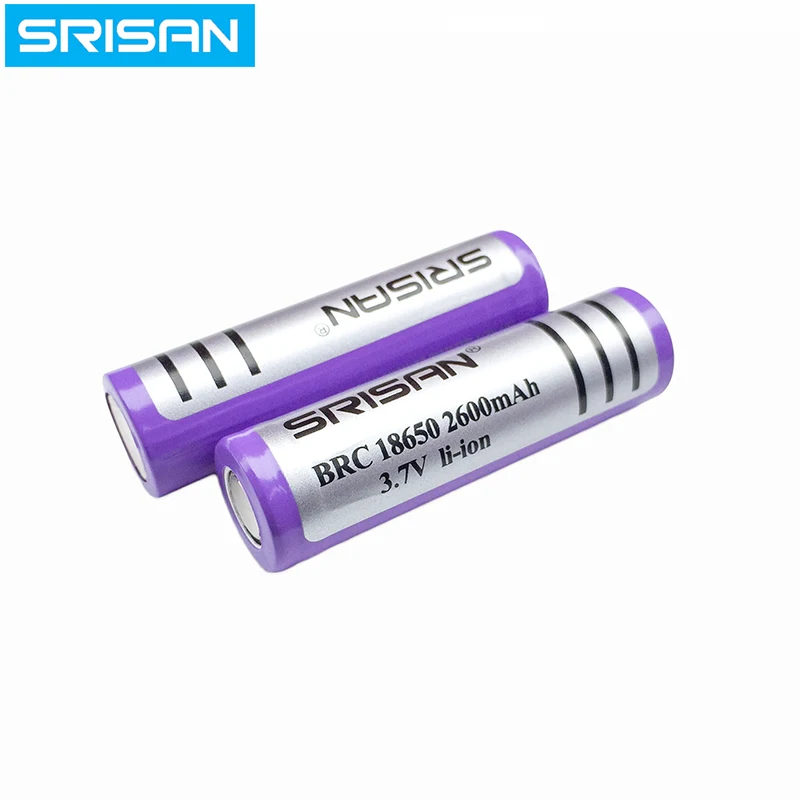 

12PCS 18650 rechargable Battery 3.7V lithium Li-ion batteries Real Full 100% 2600mAh Capacity T6 Led Flashlight Power bank